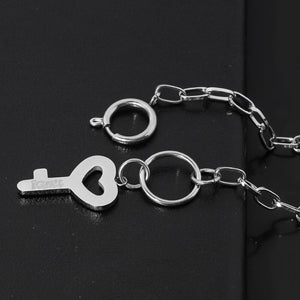 100% Stainless Steel Female Symbol Internet Girl She Devil Igirl Choker Necklace for Women Heavy Gothic Streetwear Chain Jewelry