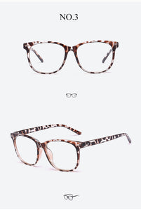 Retro Transparent Clear Lens Eyeglasses Fake Optical Eye Glasses Frames For Women Fashion Myopia Square Spectacles Eyewear