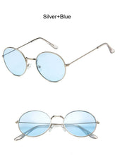Load image into Gallery viewer, 2022 Retro Round Yellow Sunglasses Women Brand Designer Sun Glasses For Female Male/man Alloy Mirror Oculos De Sol