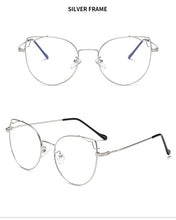Load image into Gallery viewer, Transparent Cat Eye Glasses Frames Women Vintage computer glasses Oversized Eyeglasses Frame Female Optical Spectacles
