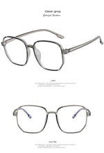 Carica l&#39;immagine nel visualizzatore di Gallery, 2022 Trends Anti Blue Light Oversized Glasses Computer Women Blue Blocking Gaming  Men Transparen Eyeglasses Spectacles Frame