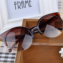 Load image into Gallery viewer, 2022 Oculos De Sol Feminino New Fashion Retro Designer Super Round Circle Glasses Cat Eye Women's Sunglasses Glasses Goggles