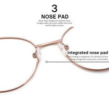 Load image into Gallery viewer, Metal Glasses Frame Women New Fashion Cat Eye Round Glasses Vintage Optical Eyewear Myopia Alloy Prescription Eyeglasses