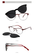 Load image into Gallery viewer, Vintage Cateye Sunglasses Women Clip on Brand Designer Optical Myopia Eyeglass Frame Prescription glasses Multifunction