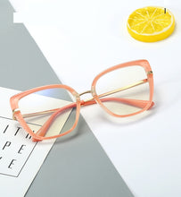 Carica l&#39;immagine nel visualizzatore di Gallery, 48262 Cat Eye TR90 Montature per occhiali anti blu Occhiali da donna per computer moda ottica 