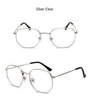Load image into Gallery viewer, Hexagon Men Women Sunglasses Square Polygon Sun Glasses Brand Designer Retro Shades Metal Frame Eyewear TOP UV400 de sol hombre