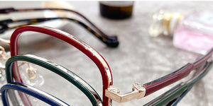 Optical Prescription Glasses Frame Women Clear Anti Blue Light Eyeglasses Frame Ladies Myopia Computer Spectacles