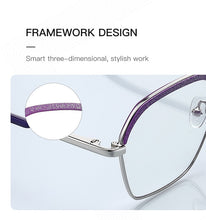 Load image into Gallery viewer, 2023 Trending Blue Light Blocking Women's Square Glasses Anti Radiation Protection Eyeglasses Female Optical Eyewear
