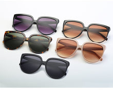 Carica l'immagine nel visualizzatore di Gallery, Sunglasses Women Cat Eye  Brand Designer Fashion Coating Mirror Sexy Cateye Sun Glasses  Women's Glasses