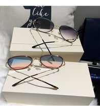 Load image into Gallery viewer, 2022 New Diamond Sunglasses Female Imitation Rhinestones Gradient Color UV400 Women Sunglasses