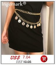 Load image into Gallery viewer, Constellation Carve Coin Pendant Necklace Simple Copper Leo Beads Clavicle Chain Necklace Sexy Couple Jewelry
