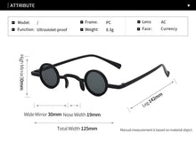 Load image into Gallery viewer, New Classic Retro Gothic Vampire Style Cool Sunglasses Women Small Round Frame SteamPunk Brand Design Sunglasses Oculos De Sol