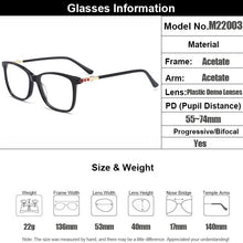 Load image into Gallery viewer, Gmei Optical Acetate Glasses Frame Women Square Prescription Eyeglasses Myopia Optical Frame Female Full Rim Spectacles M22003