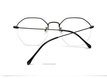 Load image into Gallery viewer, Vintage Polygon Optical Frame Women Anti Blue Ray Computer Glasses Metal Eyeglasses Frames for Ladies