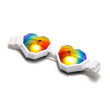 Load image into Gallery viewer, Heart Shaped Goggle Sunglasses One Piece Women Sunglasses Oversized Gradient Lens Brand Designer Eyeglass Oculos De Sol Feminino