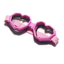 Load image into Gallery viewer, Heart Shaped Goggle Sunglasses One Piece Women Sunglasses Oversized Gradient Lens Brand Designer Eyeglass Oculos De Sol Feminino