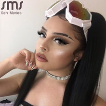Load image into Gallery viewer, Heart Shaped Goggle Sunglasses One Piece Women Sunglasses Oversized Gradient Lens Brand Designer Eyeglass Oculos De Sol Feminino