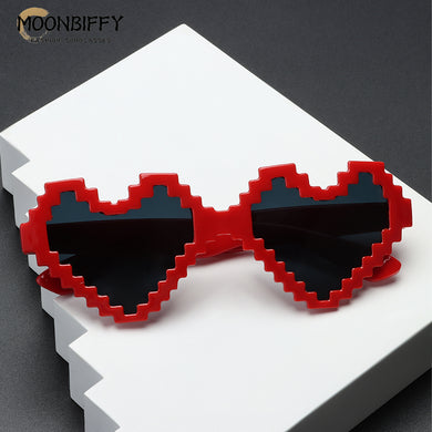 Heart Sunglasses Valentine's Day Wedding Party Funny Decoration Personality Funny Photo Love Mosaic Glasses Ins Net Red Glasses