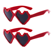Load image into Gallery viewer, Heart Sunglasses Valentine&#39;s Day Wedding Party Funny Decoration Personality Funny Photo Love Mosaic Glasses Ins Net Red Glasses