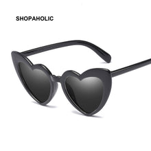 Load image into Gallery viewer, Heart Sunglasses Women Brand Designer Cat Eye Sun Glasses Female Retro Love Heart Shaped Glasses Ladies Shopping UV400