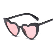 Load image into Gallery viewer, Heart Sunglasses Women Brand Designer Cat Eye Sun Glasses Female Retro Love Heart Shaped Glasses Ladies Shopping UV400