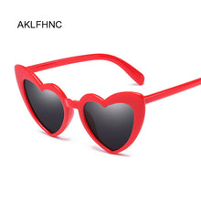 Load image into Gallery viewer, Heart Sunglasses Women Brand Designer Cat Eye Sun Glasses Female Retro Love Heart Shaped Ladies Shopping UV400