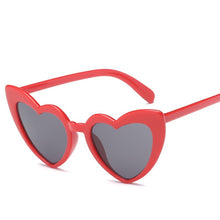 Load image into Gallery viewer, Heart Sunglasses Women brand designer Cat's Eye Sun Glasses Retro Love Heart Shaped Glasses Ladies Shopping Sunglass UV400