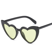 Load image into Gallery viewer, Heart Sunglasses Women brand designer Cat's Eye Sun Glasses Retro Love Heart Shaped Glasses Ladies Shopping Sunglass UV400