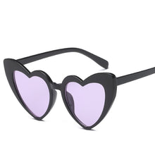 Load image into Gallery viewer, Heart Sunglasses Women brand designer Cat's Eye Sun Glasses Retro Love Heart Shaped Glasses Ladies Shopping Sunglass UV400