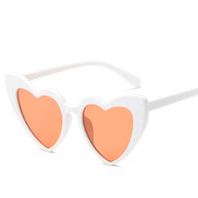 Load image into Gallery viewer, Heart Sunglasses Women brand designer Cat's Eye Sun Glasses Retro Love Heart Shaped Glasses Ladies Shopping Sunglass UV400