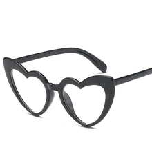 Load image into Gallery viewer, Heart Sunglasses Women brand designer Cat's Eye Sun Glasses Retro Love Heart Shaped Glasses Ladies Shopping Sunglass UV400