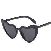 Load image into Gallery viewer, Heart Sunglasses Women brand designer Cat's Eye Sun Glasses Retro Love Heart Shaped Glasses Ladies Shopping Sunglass UV400