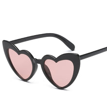 Load image into Gallery viewer, Heart Sunglasses Women brand designer Cat's Eye Sun Glasses Retro Love Heart Shaped Glasses Ladies Shopping Sunglass UV400