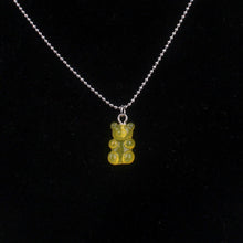 Load image into Gallery viewer, Fashion Multicolor Transparent Bear Necklace Cute Candy Color Resin Gummy Bear Pendant Necklace Women Jewelry