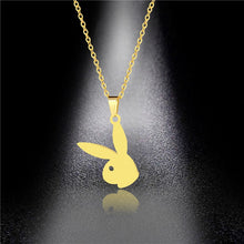 Load image into Gallery viewer, 2020 New Arrivals Kpop Cute Long Ear Rabbit Bunny Pendant Necklaces playboy- Necklace Party gift Hippop Minimalist Jewelry