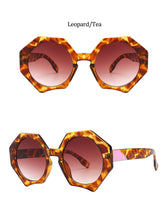 Carica l&#39;immagine nel visualizzatore di Gallery, Glasses Woman Fashion Oversized Sexy Ladies Leopard Cat Eye Glasses Frames For Women Eyewear Sunglases