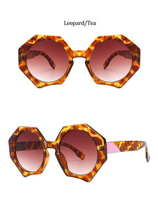 Glasses Woman Fashion Oversized Sexy Ladies Leopard Cat Eye Glasses Frames For Women Eyewear Sunglases