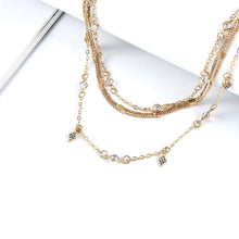 Carica l'immagine nel visualizzatore di Gallery, Collane con ciondolo con stelle di cristallo in oro di nuova moda per collana da donna 2020 regalo di nozze gioielli vintage Boho multilivello femminile