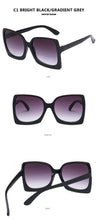 Load image into Gallery viewer, 2022 Big Frame Fashion Oversized Sunglasses Women Brand Designer Plastic Female Gradient Sun Glasses gafas de sol mujer UV400