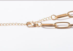Punk Simple Padlock Pendant Necklace Hip Hop Lock Necklaces for Women Gold/Silver Color Chunky Necklace Chain on the Neck