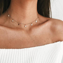 Load image into Gallery viewer, Fashion Gold Color Star Choker Chain Necklace For Women 2020 Girl&#39;s Necklace Jewelry Kolye Bijoux Collares Mujer Collier Femme