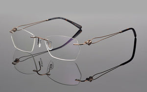 Rimless glasses frame women eyeglasses myopia spectacle frames goggle Brand computer prescription eye glasses frames for women