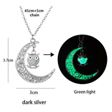Load image into Gallery viewer, Luminous Glowing Arrow Pendant Necklace Knight Spear Necklace Glow In The Dark Pike Necklace for Women Men Halloween Gift