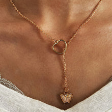 Load image into Gallery viewer, Fashion Star Lock Pendant Necklace for Women Vintage Thick Chunky Chain Choker Multilayer Coin Necklaces Jewelry Gifts