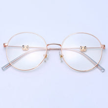Load image into Gallery viewer, Cute 3D Panda Glasses Anti-Blue Light Anti-Radiation Glasses Round Shaped Fashion for Women TC21