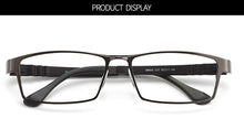 Load image into Gallery viewer, Business Titanium Alloy Full Rim Glasses Frame S6605 For Men&#39;s Prescription Spectacles Eyewear With Flexible TR90 Temples Legs