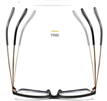 Load image into Gallery viewer, Frame Women's Glasses Transparent Vintage Cat Eye Rivet Female Glasses Metal Women's Eyeglasses With Frame