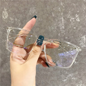 Anti Blue Light Glasses Square Frame  Women's Eyeglasses Frame Blue Blocking Gaming  Eyeglasses Vintage Men Spectacles