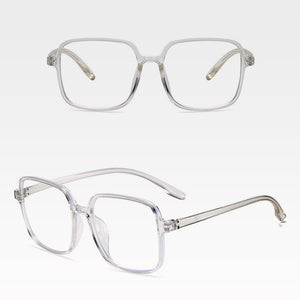 Retro Computer Spectacles Clear Glasses Frame Women Men Transparent Lens Myopia Optical Eyeglasses Oversized Square Frames