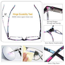 Load image into Gallery viewer, Henotin 2 Pack Comfortable Progressive Multifocal Reading Glasses Men&#39;s and Women&#39;s Spring Hinged Plastic Frame Eyeglasses